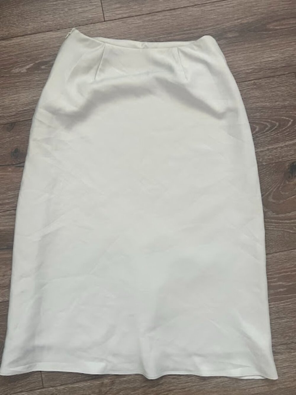 Uniqlo Tan Silky Midi A-Line Skirt Size 0
